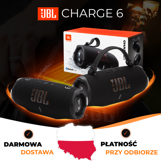 JBL Charge 6 Czarny - Przenośny głośnik